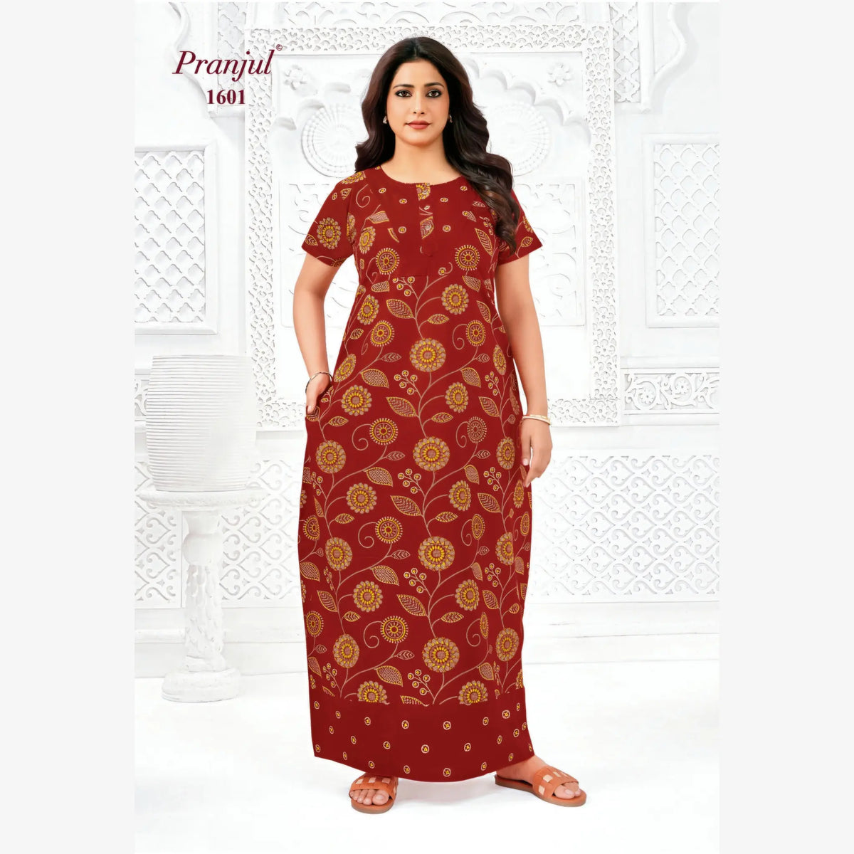 Pranjul Cotton Nighty 1601 Main image