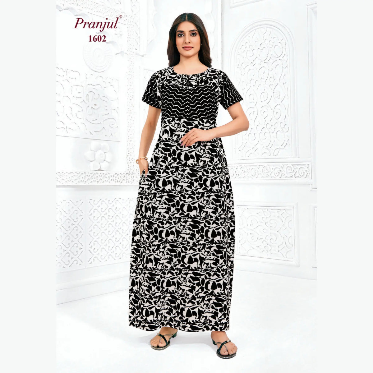 Pranjul Cotton Nighty 1602