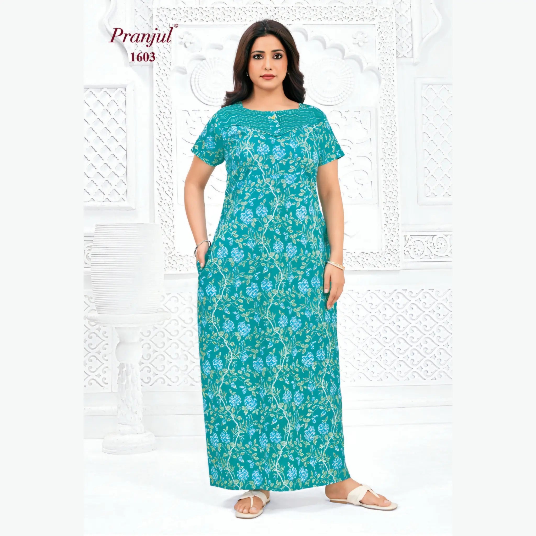Pranjul Cotton Nighty 1603