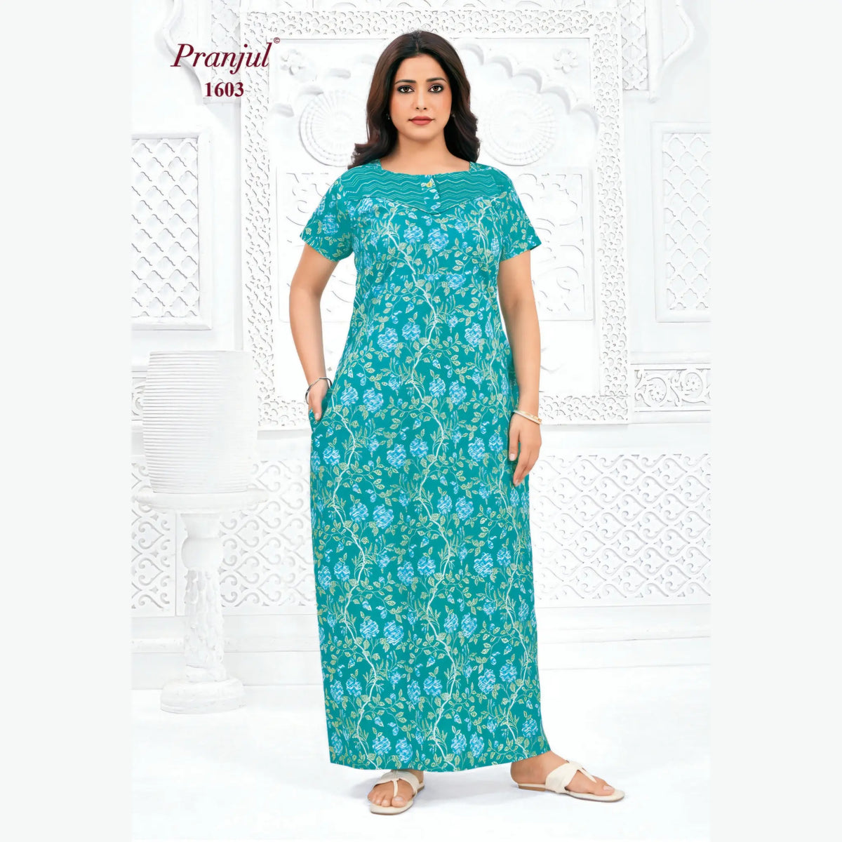 Pranjul Cotton Nighty 1603 Main image