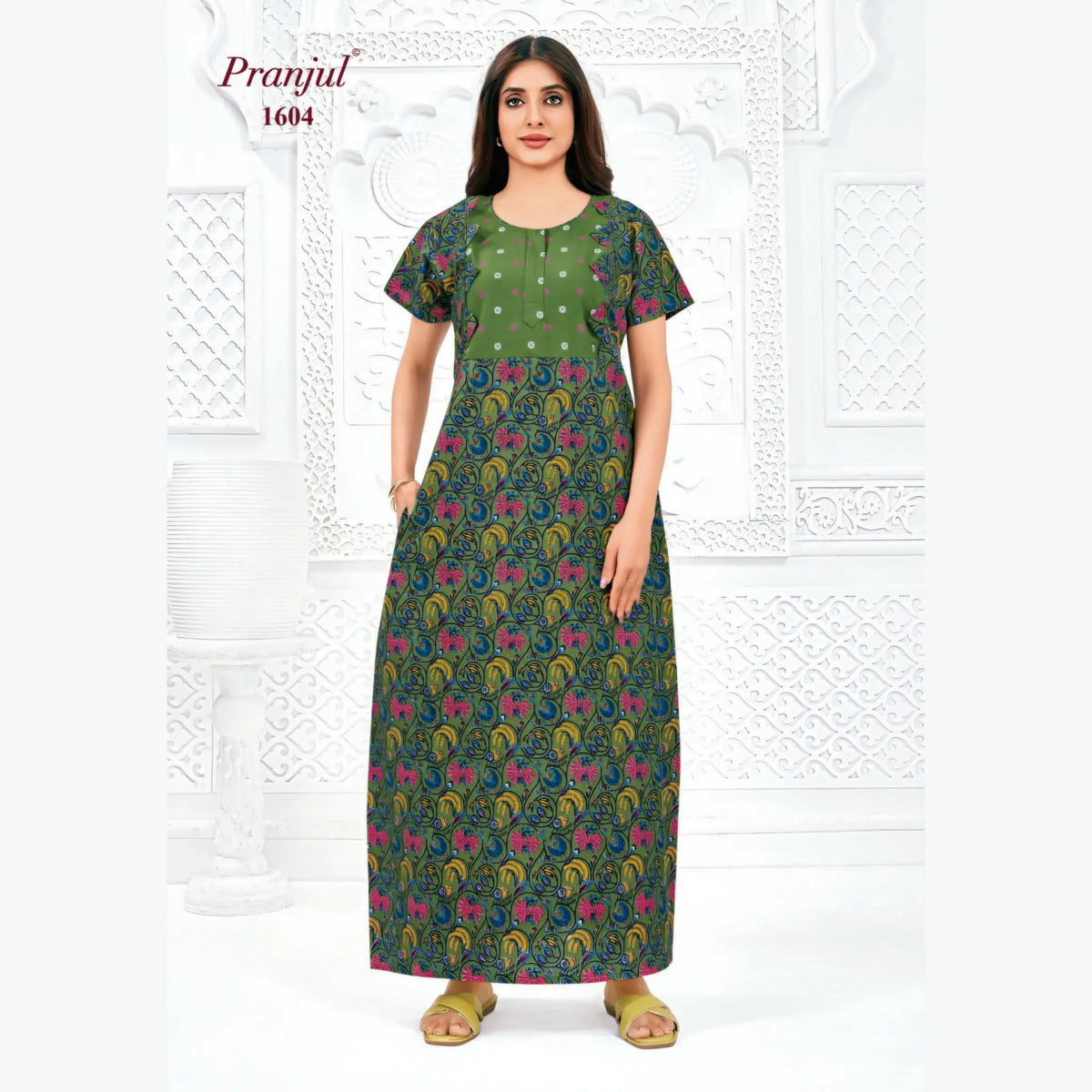 Pranjul Cotton Nighty 1604 Main image