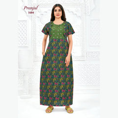 Pranjul Cotton Nighty 1604