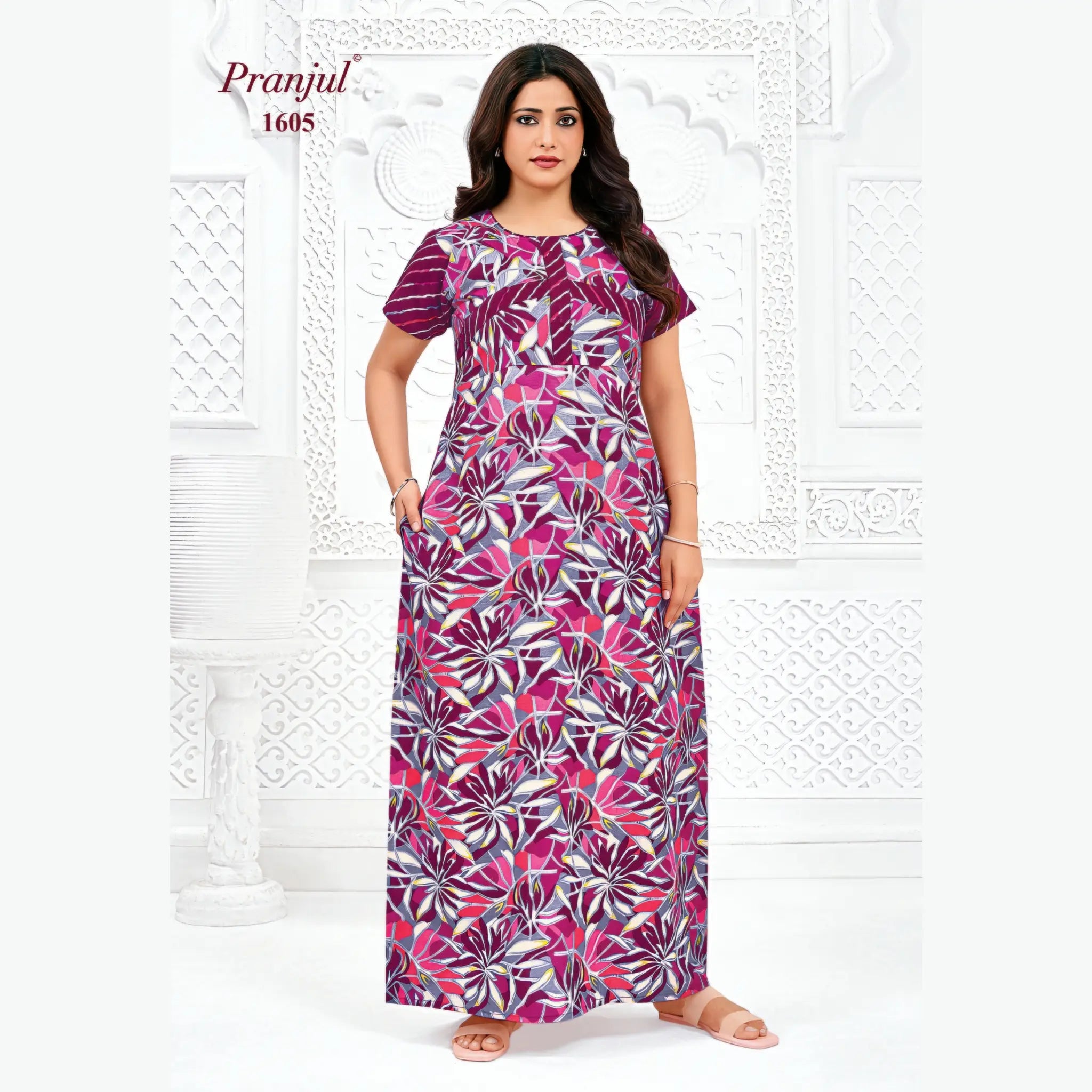 Pranjul Cotton Nighty 1605 Main image