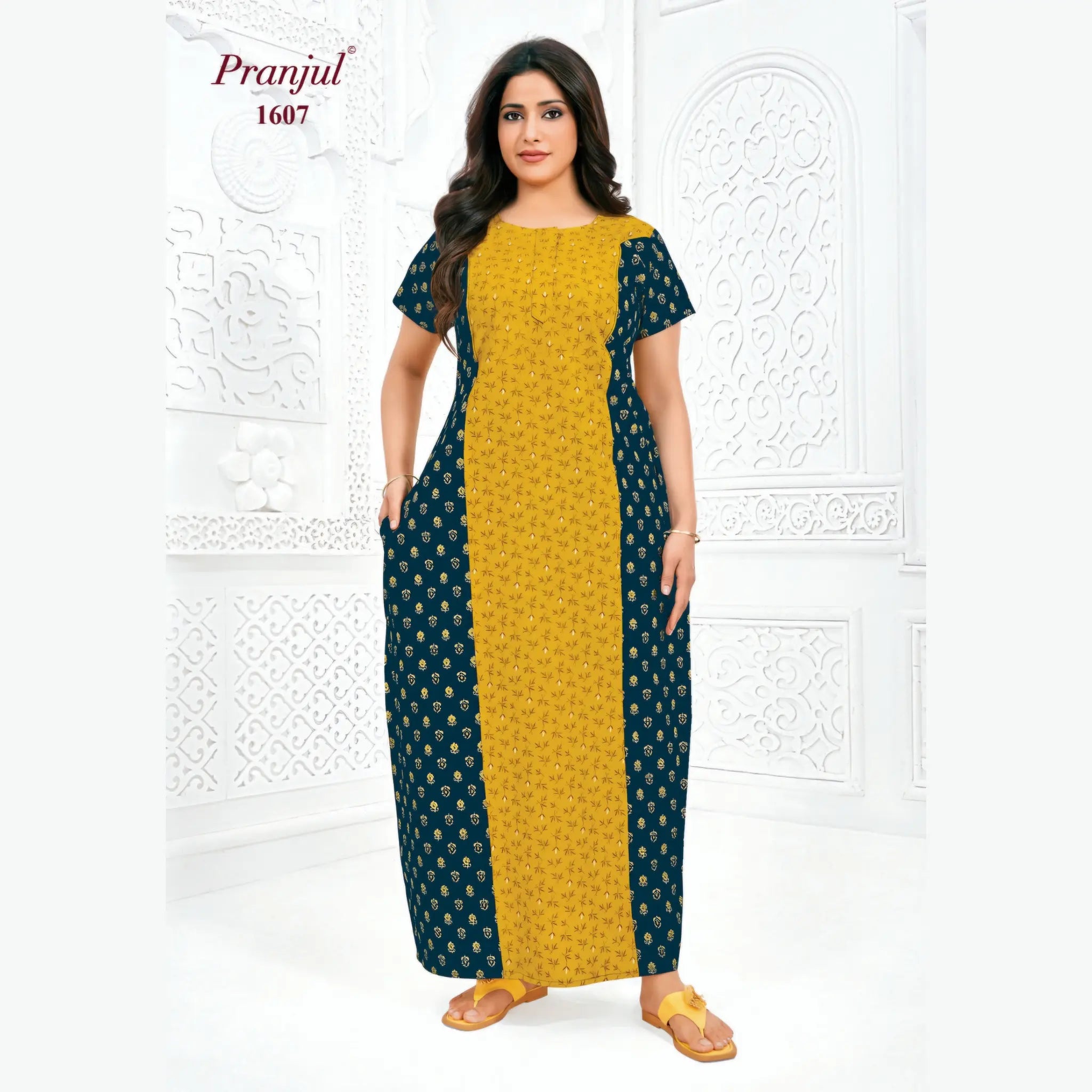 Pranjul Cotton Nighty 1607