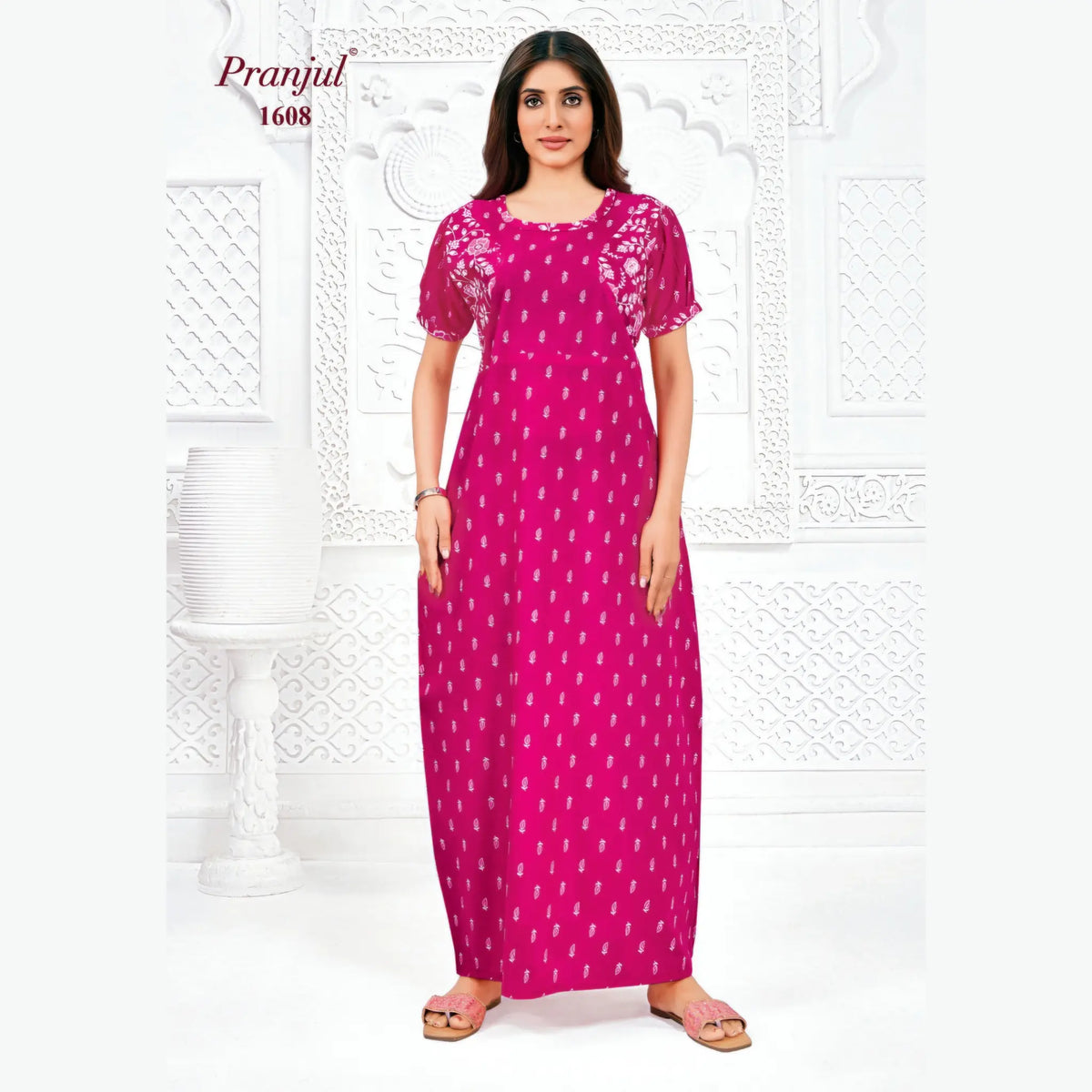 Pranjul Cotton Nighty 1608 Main image