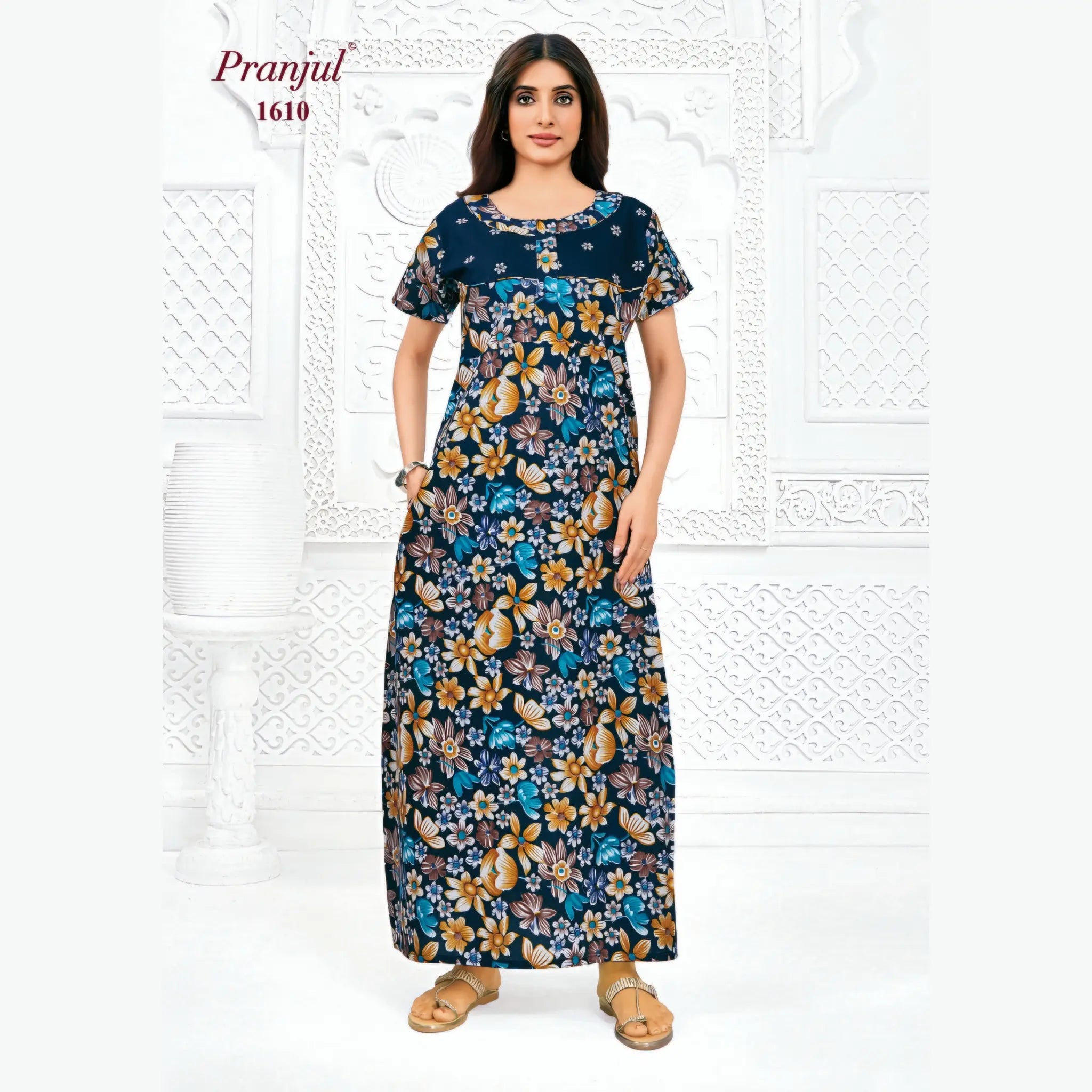 Pranjul Cotton Nighty 1610