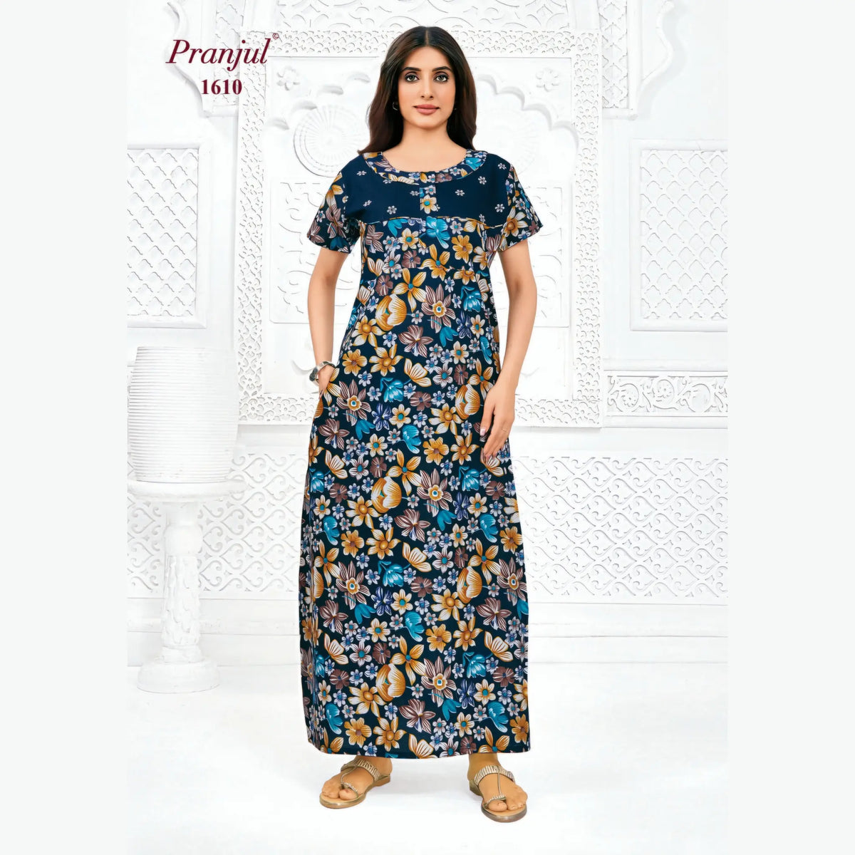 Pranjul Cotton Nighty 1610 Main image