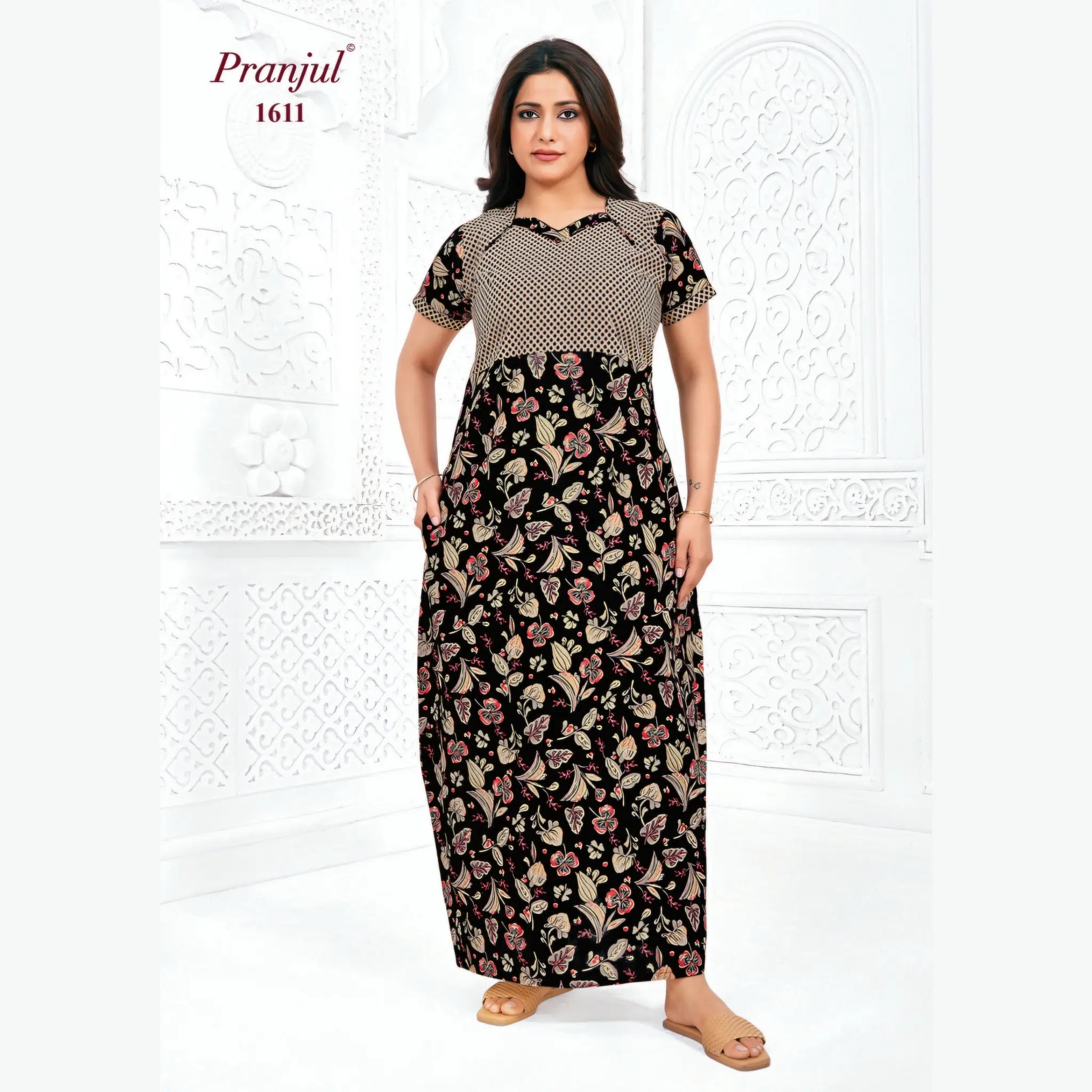 Pranjul Cotton Nighty 1611