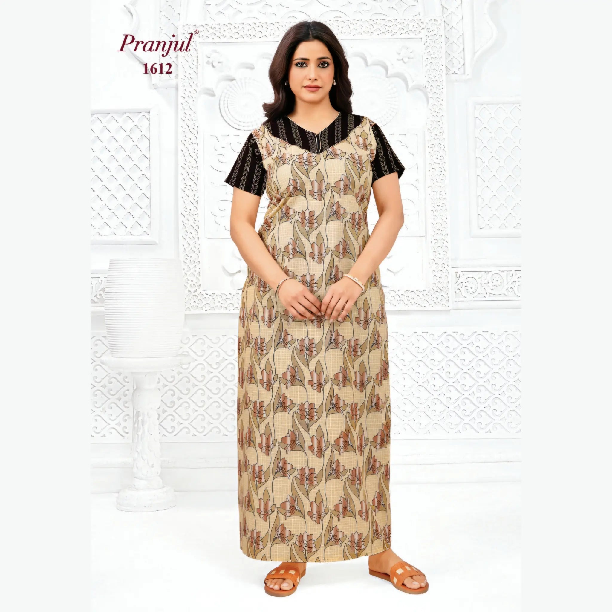 Pranjul Cotton Nighty 1612