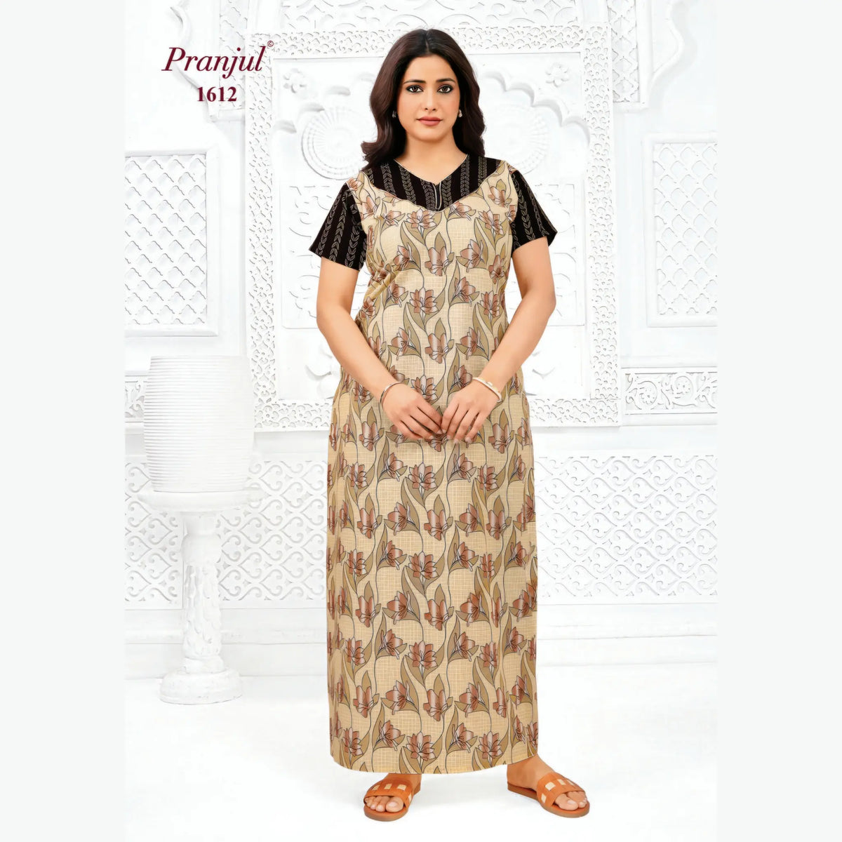 Pranjul Cotton Nighty 1612