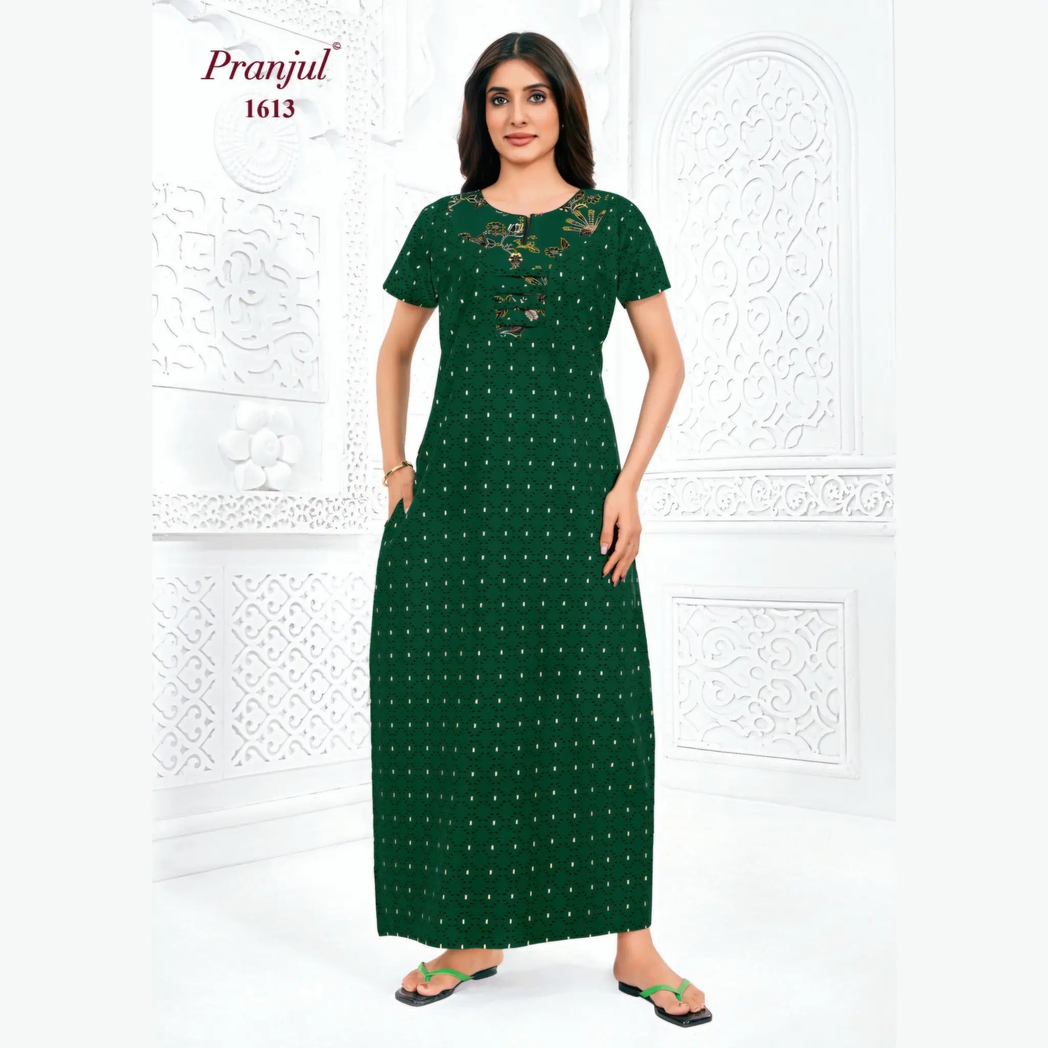 Pranjul Cotton Nighty 1613