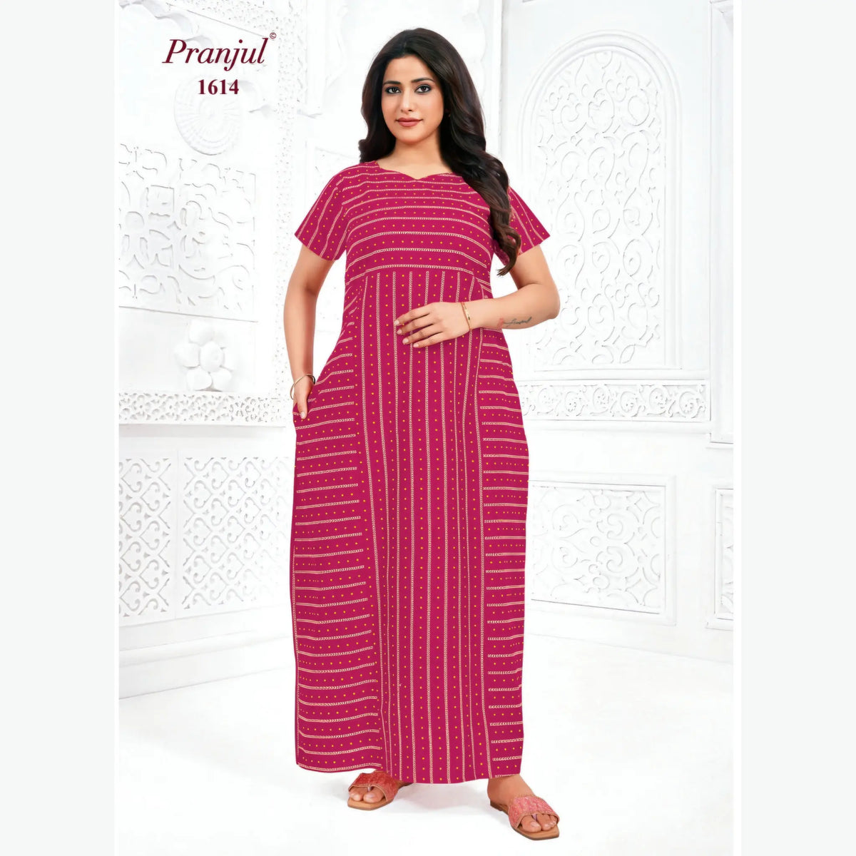 Pranjul Cotton Nighty 1614