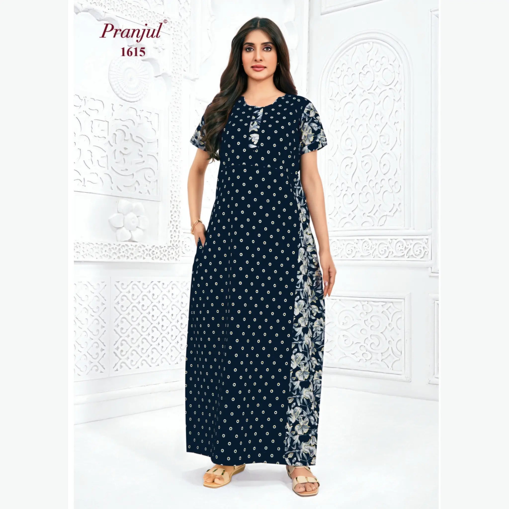 Pranjul Cotton Nighty 1615
