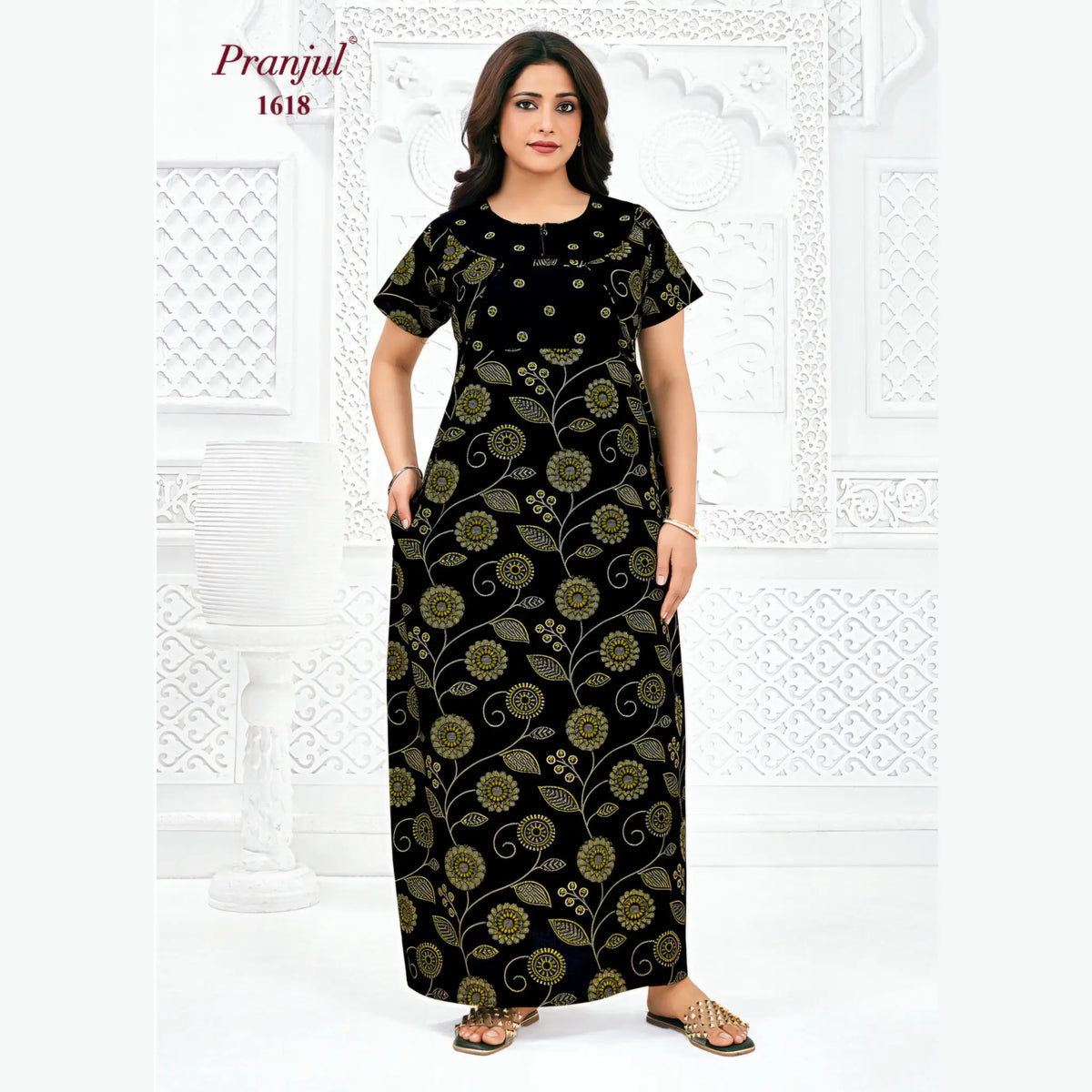 Pranjul Cotton Nighty 1618 Main image