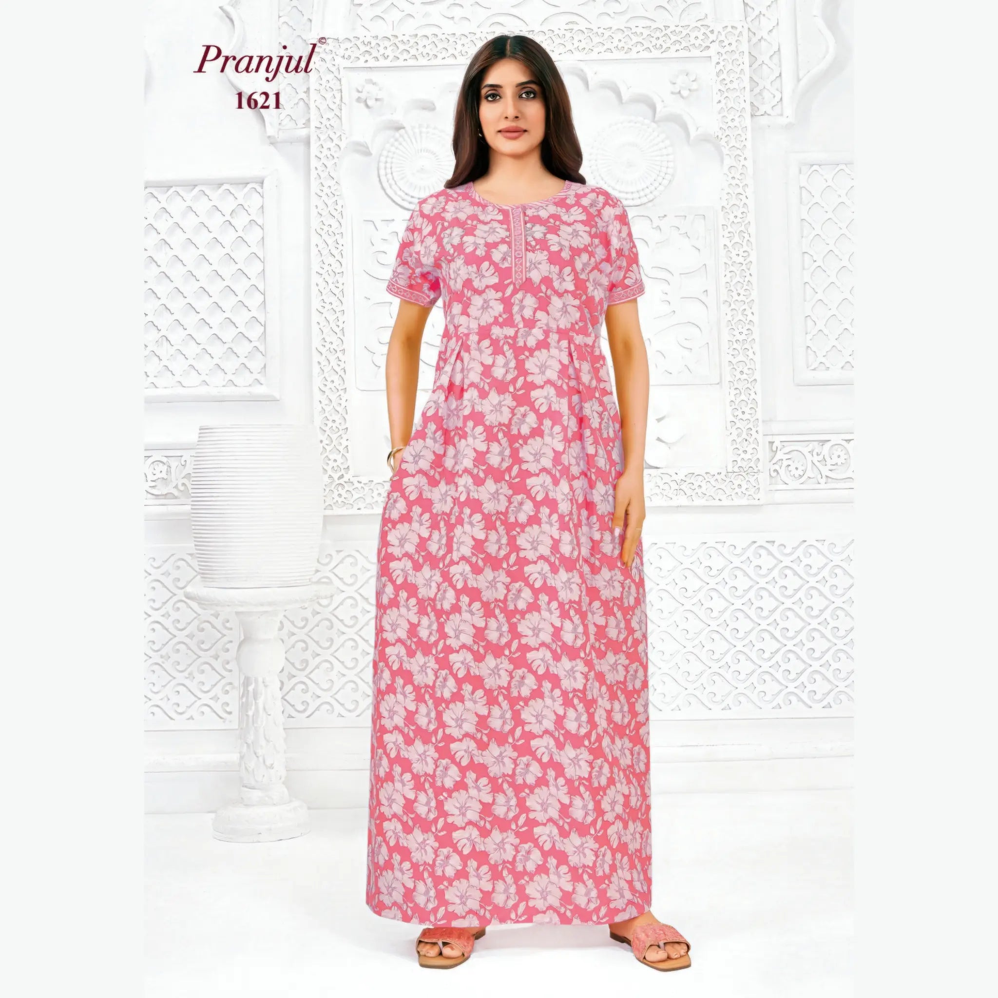 Pranjul Cotton Nighty 1621 Main image