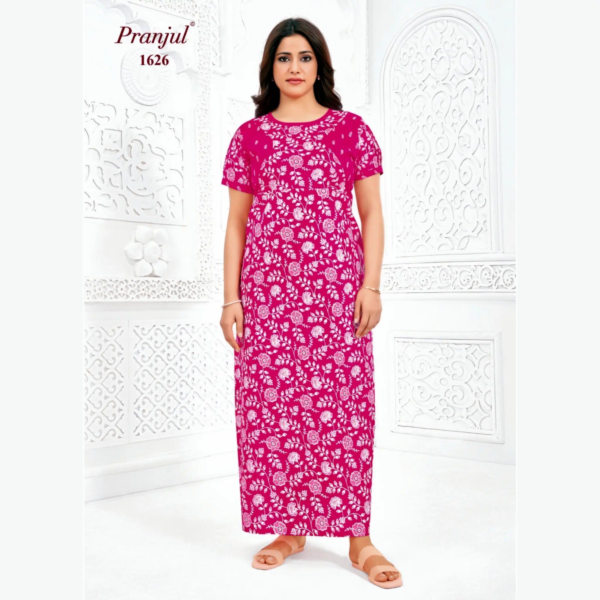 Pranjul Cotton Nighty 1626