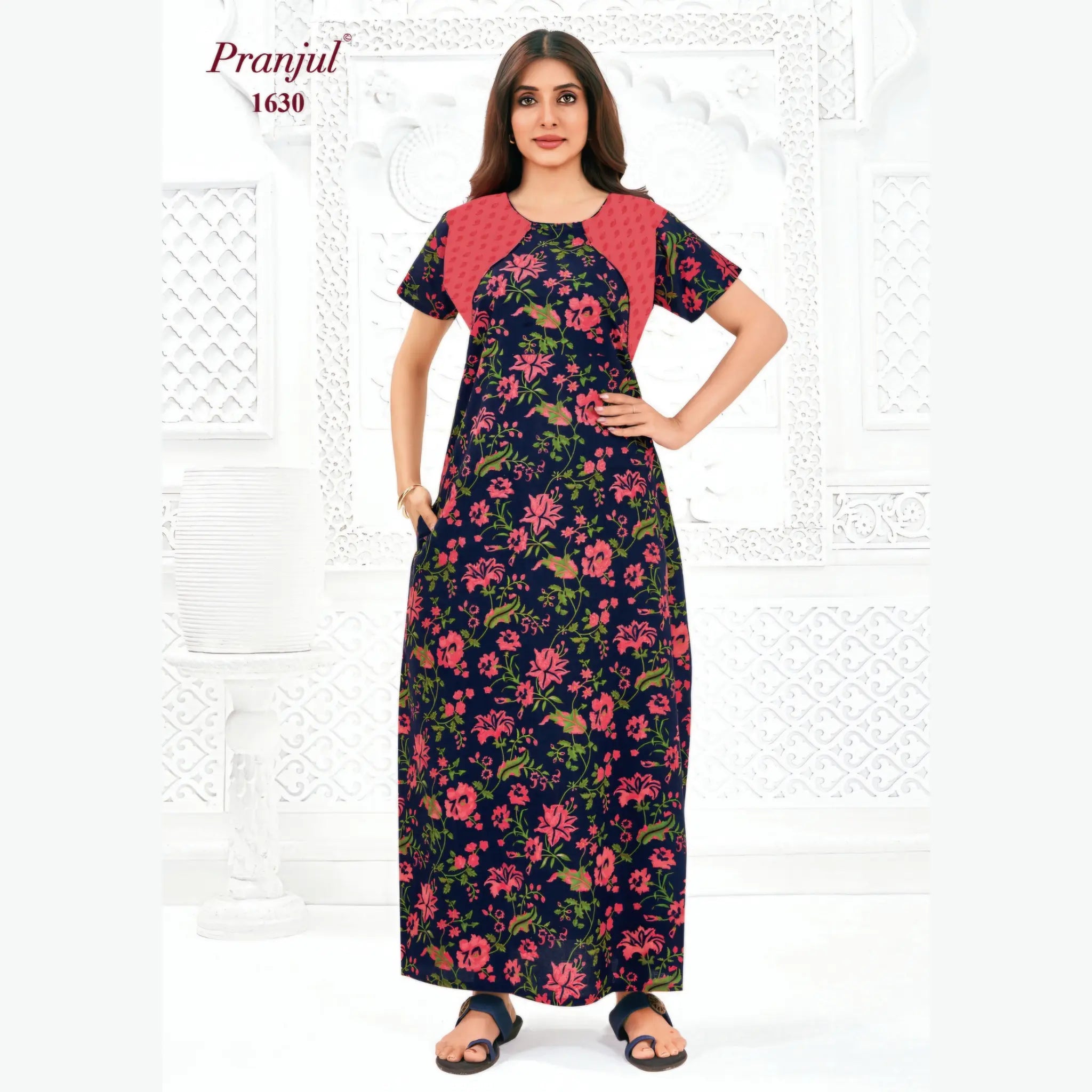 Pranjul Cotton Nighty 1630 Main image