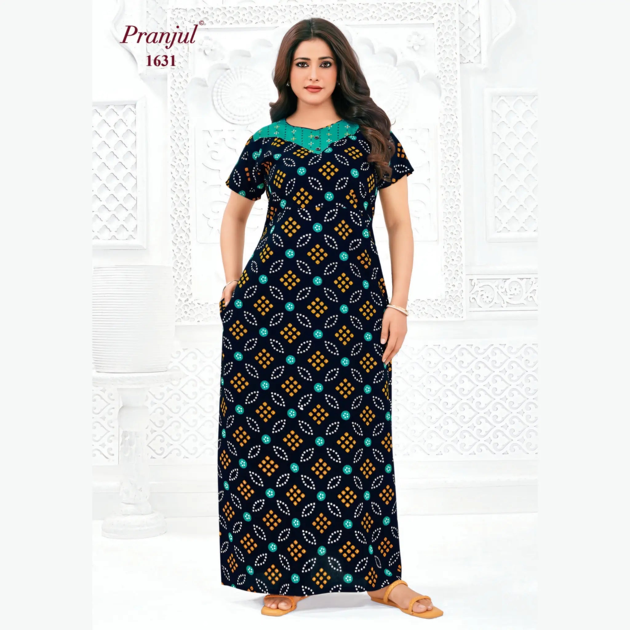 Pranjul Cotton Nighty 1631