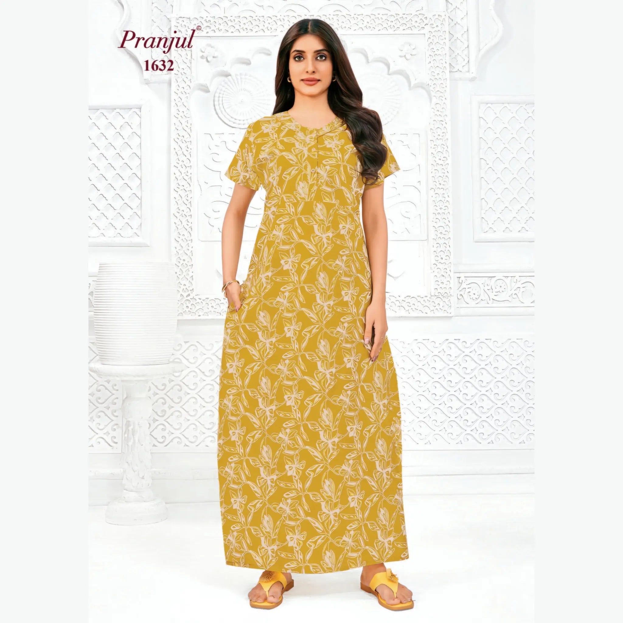 Pranjul Cotton Nighty 1632 Main image