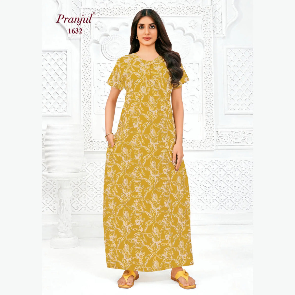 Pranjul Cotton Nighty 1632