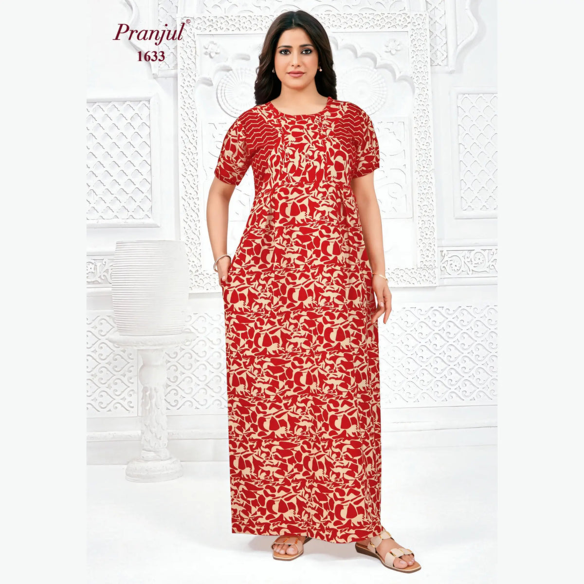 Pranjul Cotton Nighty 1633