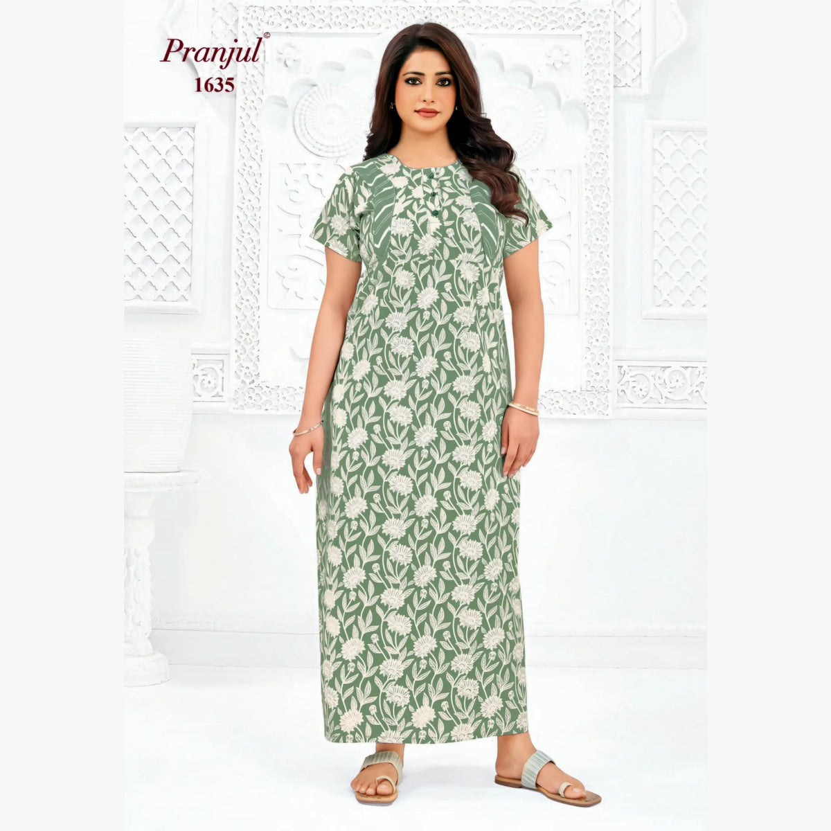 Pranjul Cotton Nighty 1635 Main image