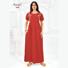 Pranjul Cotton Nighty 1640