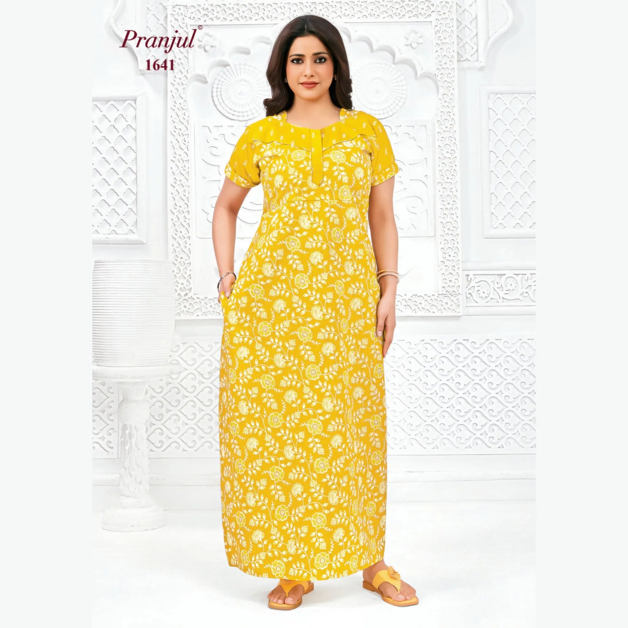 Pranjul Cotton Nighty 1641 Main image