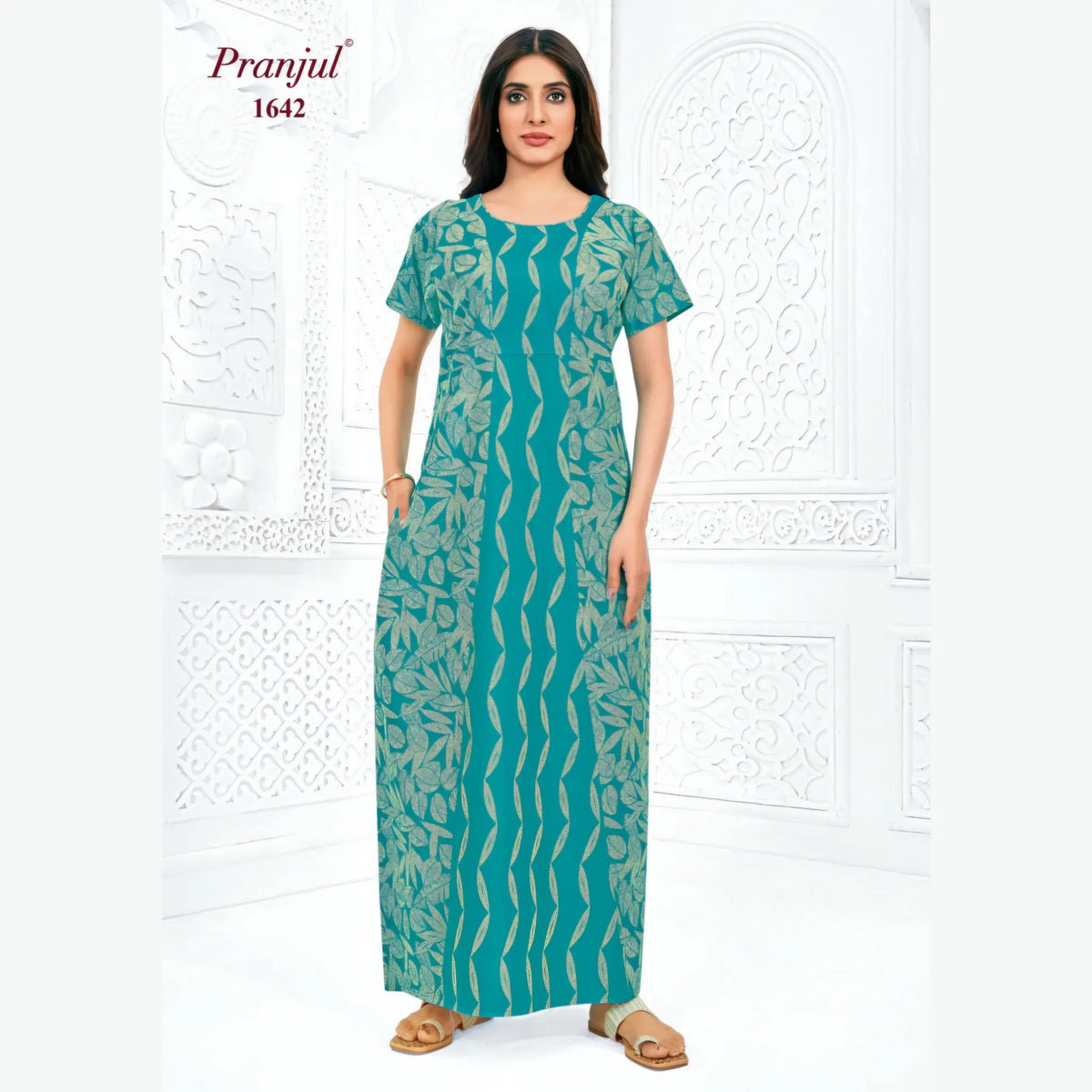 Pranjul Cotton Nighty 1642