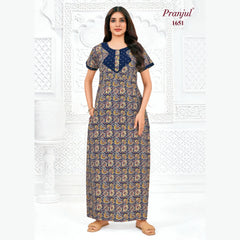 Pranjul Cotton Nighty 1651