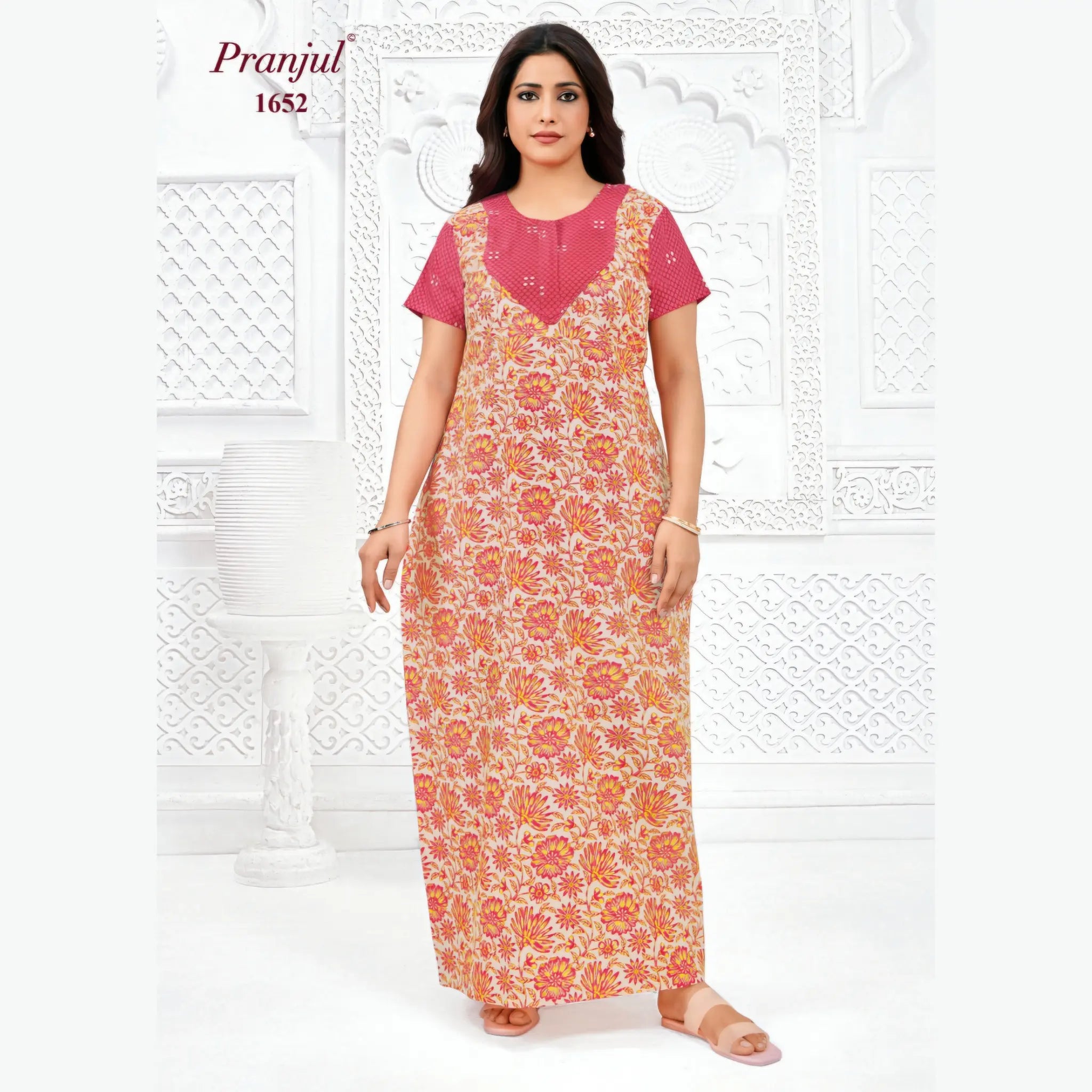 Pranjul Cotton Nighty 1652 Main image