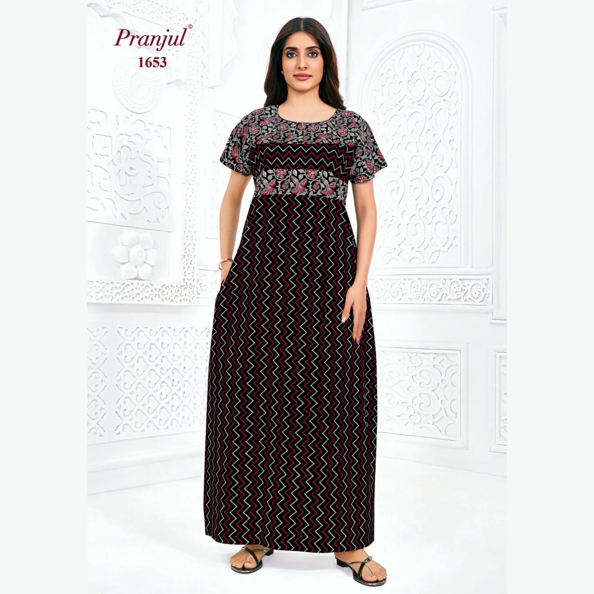 Pranjul Cotton Nighty 1653 Main image
