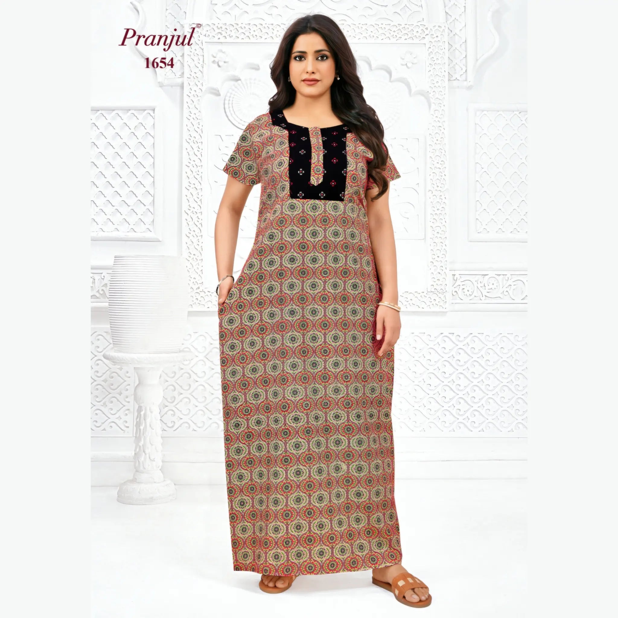 Pranjul Cotton Nighty 1654 Main image