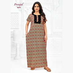 Pranjul Cotton Nighty 1654