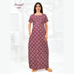 Pranjul Cotton Nighty 1663