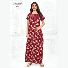 Pranjul Cotton Nighty 1667