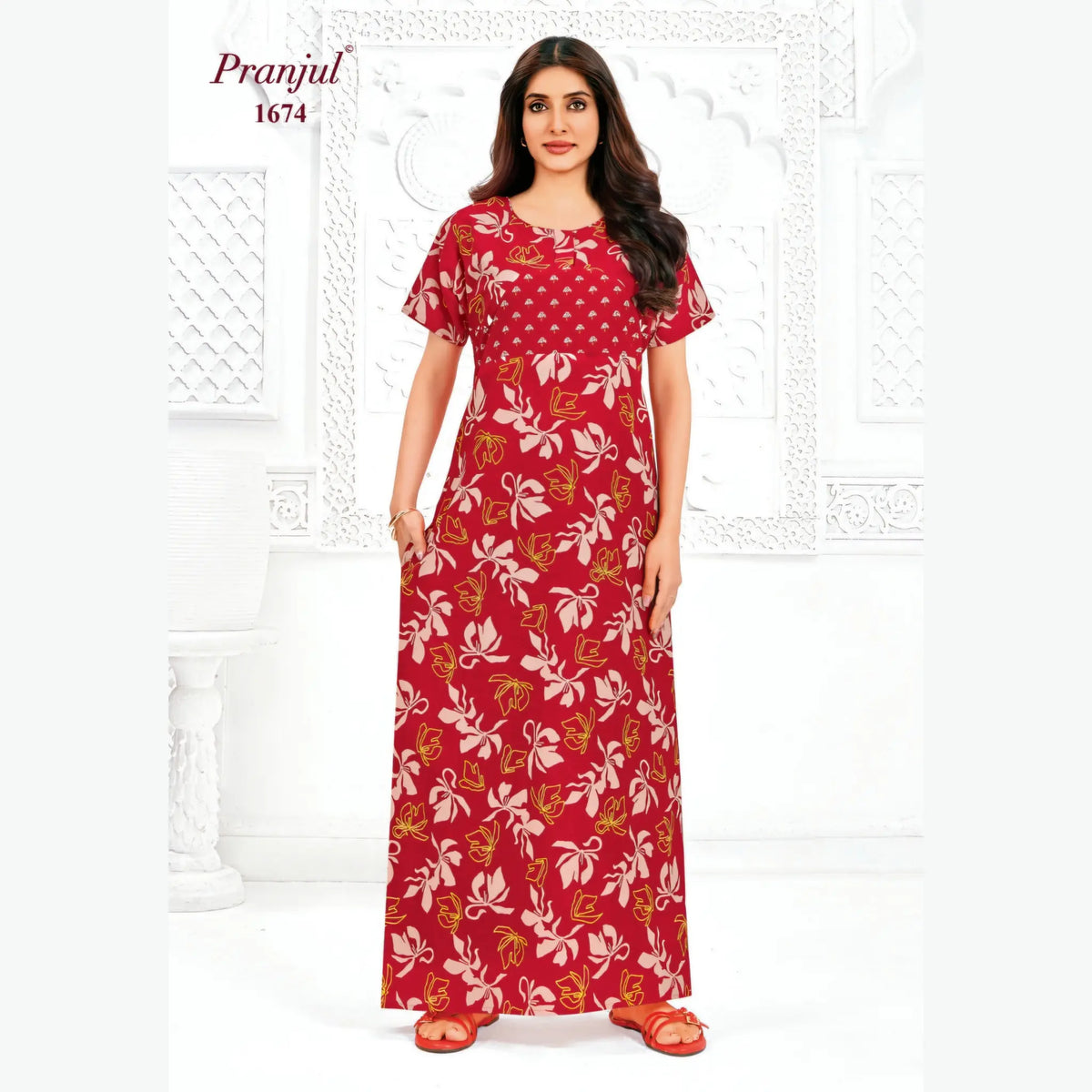 Pranjul Cotton Nighty 1674 Main image
