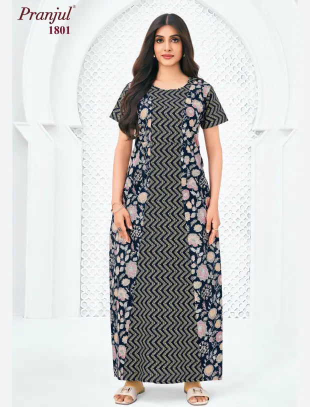 Pranjul Cotton Nighty 1801 Main image