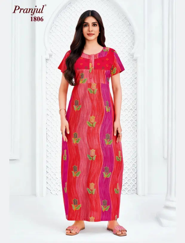 Pranjul Cotton Nighty 1806 Main image
