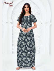 Pranjul Cotton Nighty 1808