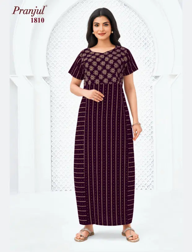 Pranjul Cotton Nighty 1810 Main image