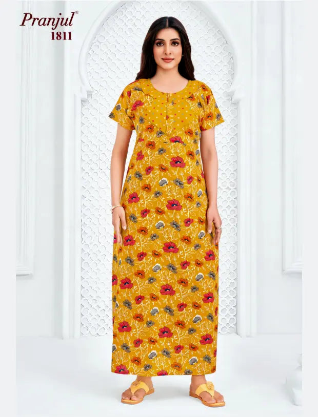 Pranjul Cotton Nighty 1811 Main image