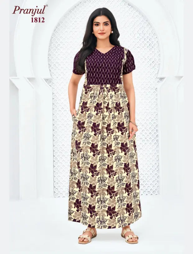 Pranjul Cotton Nighty 1812