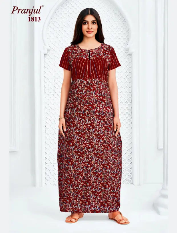 Pranjul Cotton Nighty 1813 Main image