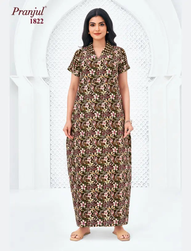 Pranjul Cotton Nighty 1822 Main image