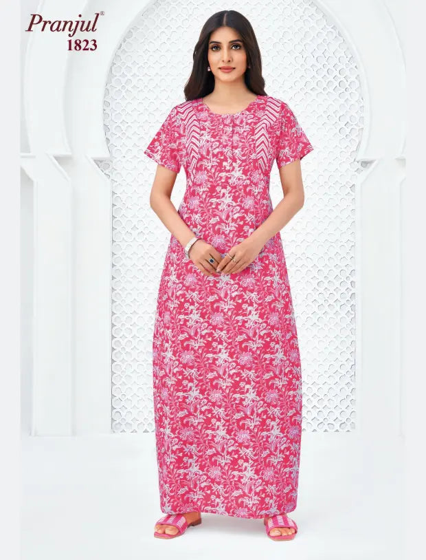 Pranjul Cotton Nighty 1823