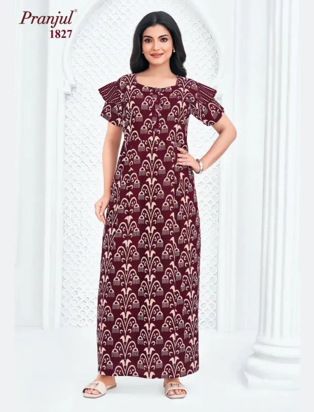 Pranjul Cotton Nighty 1827