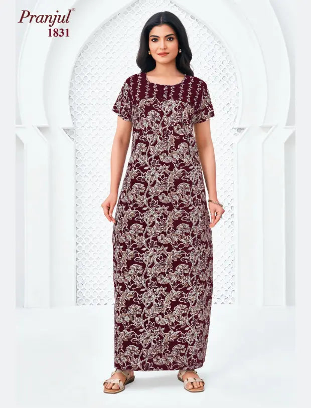 Pranjul Cotton Nighty 1831 Main image