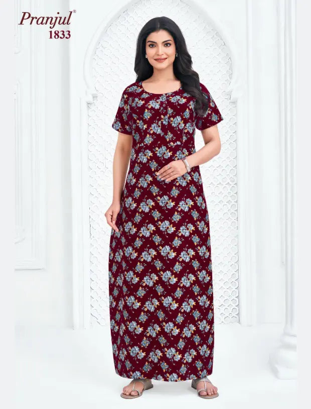 Pranjul Cotton Nighty 1833 Main image