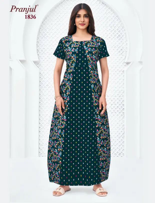 Pranjul Cotton Nighty 1836 Main image